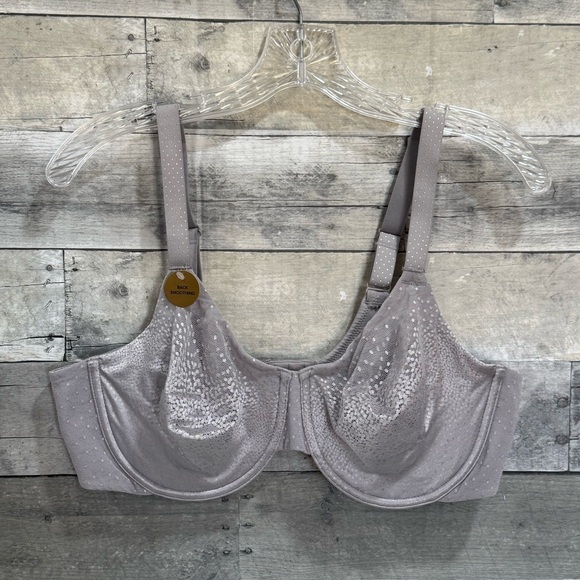 WACOAL Back Appeal Smoothing Underwire Bra - Silver Sconce Ii - Sz - 40D .US